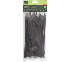 Пластиковые хомуты СИБРТЕХ, 200 * 4,8 мм, черные, 100 шт 45563 