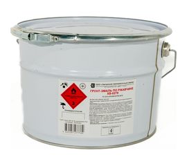 Грунт-эмаль по ржавчине ЗАГОРСКИЙ ЛАКОКРАСОЧНЫЙ ЗАВОД ХВ-0278 коричневая 10 кг ZLK05361 