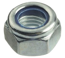 Шестигранные гайки со стопорным кольцом Профикреп DIN985 Zn, М10 40 шт 111160 