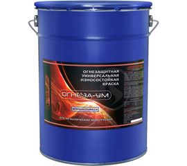 Огнезащитная краска для металла Огнеза УМ ведро 20 кг, цвет белый 105051 