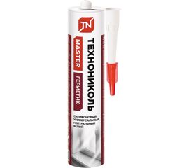 Универсальный нейтральный силиконовый герметик Технониколь белый, 280 мл TN667566 