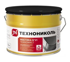 Кровельная мастика Технониколь №21 Техномаст, ведро 3 кг ЦБ769340 