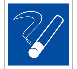 Знак Место курения Стандарт Знак D03 200x200 мм, пленка ПП 00-00026665 