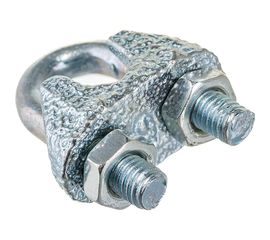 Зажим троса STAYER DIN 741, 6 мм, 80 штук, оцинкованный 30535-06 