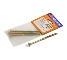 Шуруп VIPкрепеж желтый цинк 6,0х100 3шт 11414 VIP 