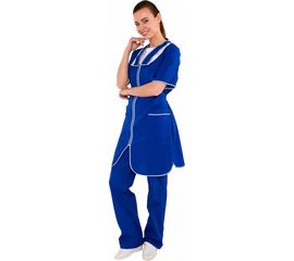 Женский халат ФАКЕЛ Сакура, васильковый, р.62 52983000.011 