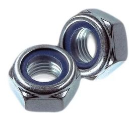 Гайка Стройметиз М10 самоконтрящаяся, DIN 985, цинк уп. 40 шт коробка с окном малая 3040063 