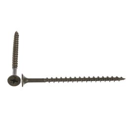 Саморез Качественный Крепеж 4,2х64 потай, крупная резьба, оксид 100 шт 0200373 КЧ 