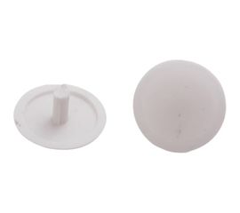 Заглушка на шуруп-стяжку ЕВРОПАРТНЕР 7 мм белая 50 шт. 16 1585 4 