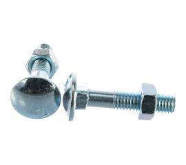 Мебельный болт Tech-Krep DIN603 оцинк. М8х40 с гайкой 6 шт 108768 