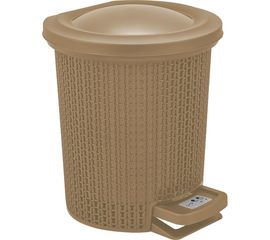 Контейнер для мусора с педалью Svip Ajur 6 л, кофейный SV4064КФ 