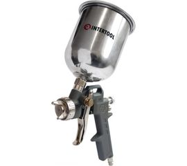 Пневматический краскопульт INTERTOOL HP, форсунка 1.5 мм, бачок 600мл PT-0205 