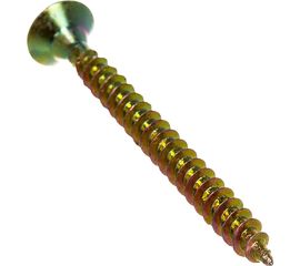 Саморез по дереву КРЕП-КОМП желтый цинк POZY 4х45 500шт жд445ф 