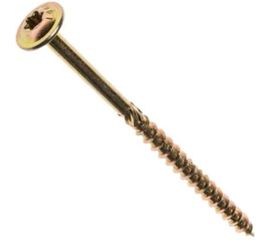 Конструкционный универсальный саморез Bullit 6х160 желт., пресс-шайба, TX30, 2 шт 14-0016720 