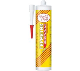 Силиконовый универсальный герметик V6 белый 260 мл 11602929 