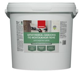 Шпатлевка по монтажной пене Neomid 5 кг ЭЭ Н-Шпат-пена/5 