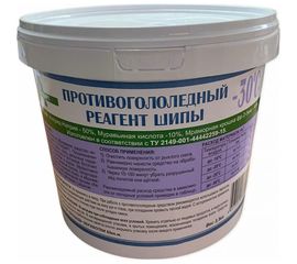 Противогололедный реагент А-Стандарт ШИПЫ -30 C ведро 3,5 кг 01-00004459 