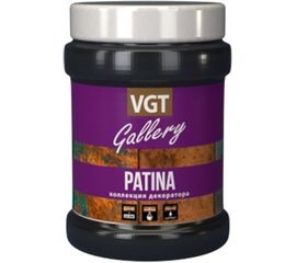 Лессирующий состав с эффектом чернения VGT GALLERY PATINA, КОЛЛЕКЦИЯ ДЕКОРАТОРА, матовый, 0.2 кг 27773 