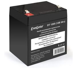 Батарея аккумуляторная АКБ DT 1217 12V 17Ah, клеммы F3 болт М5 с гайкой ExeGate 285954 
