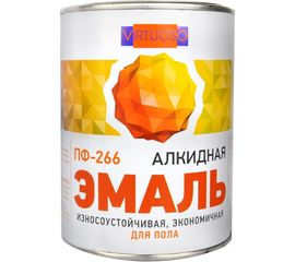 Эмаль VIRTUOSO ПФ-266 желто-коричневая 0,9 кг 11588795 