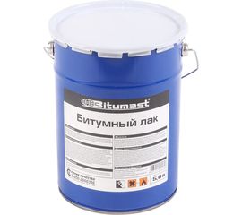 Битумный лак, 5 л Bitumast 4607952900264 
