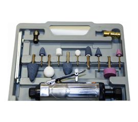 Прямая шлифмашина Pegas pneumatic + 10 шлиф камней 1802 