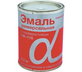 Универсальная эмаль Krafor ПФ-115 зеленая 0.9 кг 6 206162 