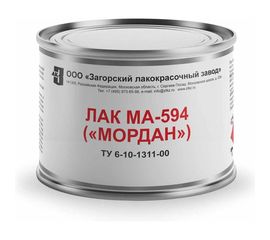 Лак ЗАГОРСКИЙ ЛАКОКРАСОЧНЫЙ ЗАВОД МА-594 Мордан 0.4 кг ZLK04878 