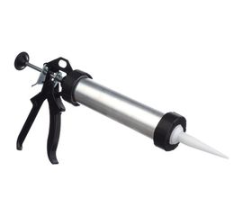 Пистолет для герметика vertextools, 400 мм, алюминий 9015 