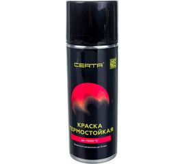 Антикоррозионная термостойкая эмаль CERTA до 800С черный RAL 9004 CPR00042 