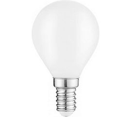Лампа Gauss Filament, шар, 9W, 590lm, 3000К, Е14, milky, диммируемая, LED, 1/10/50 105201109-D 