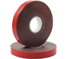 Двухсторонняя клейкая лента REXANT серый, на HBA акриловой основе, 12 мм, ролик 5 м 09-6012 