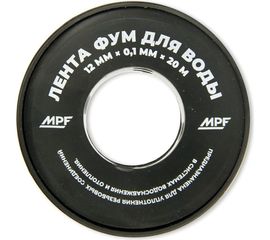 Фум-лента для воды MPF 12 мм х 0.1 мм х 20 м ИС.131270 