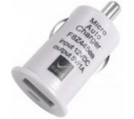 Автозарядка в прикуриватель REXANT USB АЗУ 5V, 1 000mA белая 18-1921 