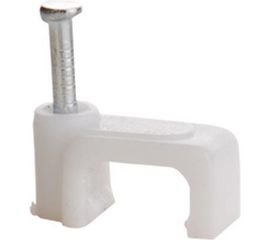 Скоба для кабеля, плоская Б 8мм, 50шт - пакет Tech-Krep 103658 