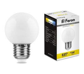 Светодиодная лампа FERON LB-37 1W, 230V, E27, 2700K 25878 