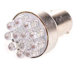 Автолампа диод SKYWAY S25, 12V, 12 LED, блистер, с цоколем, 1-контакт, 2 шт. S08201326 