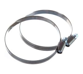 Обжимной хомут из нержавеющей стали Tech-Krep 60х80 2шт - ярлык 104051 