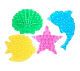 Набор полочек-липучек для ванной ДОКТОР БАНЯ 4 шт 906725 