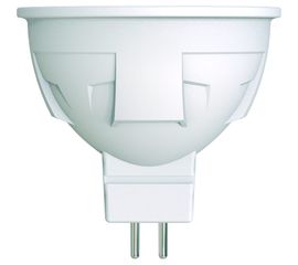 Диммируемая светодиодная лампа Uniel Форма JCDR Серия ЯРКАЯ LED-JCDR 6W/NW/GU5.3/FR/DIM PLP01WH UL-00003989 