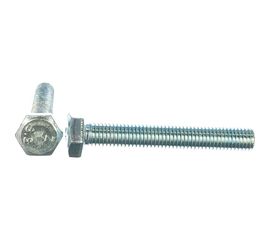 Болт DIN 933 с шестигранной головкой, оцинкованный М10х70, 15шт - коробка Tech-Krep 126521 