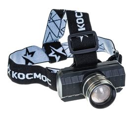 Фонарь КОСМОС с зумом, 3Вт ХРЕ, литий 1200mAh, зарядка micro USB, шнур в комплекте KocH3WZoo 