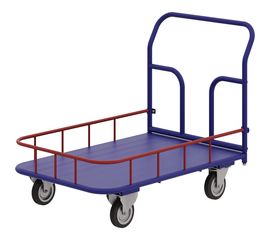 Тележка RUSKLAD платформенная с бортиком ТПБ 2 (600x900) d125мм 