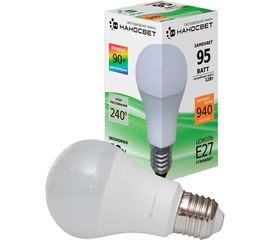 Светодиодная лампа Наносвет LED EcoLed LE-GLS-12/E27/827, Ra90 L164 