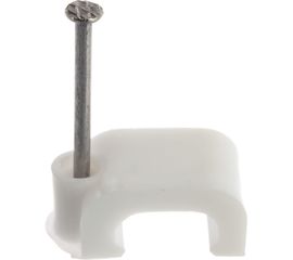 Плоская скоба для кабеля Невский Крепеж Б10 мм 50 шт. 800456 