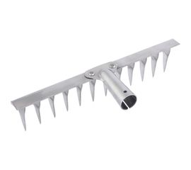Витые грабли СИБРТЕХ 12 зубьев, 290 мм, нержавеющая сталь, без черенка 61753 