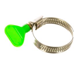 Обжимной хомут из нержавеющей стали Tech-Krep 25х40 с бабочкой 1шт - ярлык 112847 