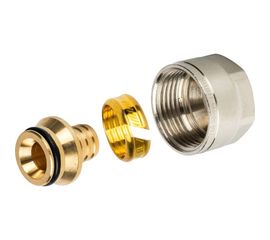 Компрессионный фитинг для труб PEX STOUT 16х2,0х3/4 RG008P29K9SLHU 