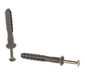 Дюбель-гвоздь Качественный Крепеж потайной бортик 6х40 40 шт 0200615 КЧ 