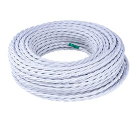 Витой провод Retrika, ретро 3х1.5 белый, 50м RP-31501 